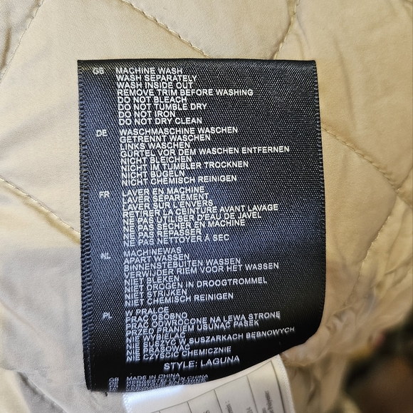 👍Puffa green removable real fur hood anorak winter parka jacket size S US. - Picture 13 of 13